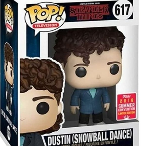 Funko Pop! Stranger Things Dustin Snowball Dance - Summer Exclusive 2018 - Picture 2 of 5